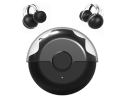 Fones Condução Óssea Sem Fio JIAPEI, microfone, esportivos, ultraleves, preto