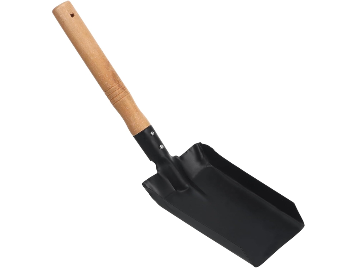 Petite Pelle De Jardin Pratique À Manche En Bois Et Fer, Tête Extra Large