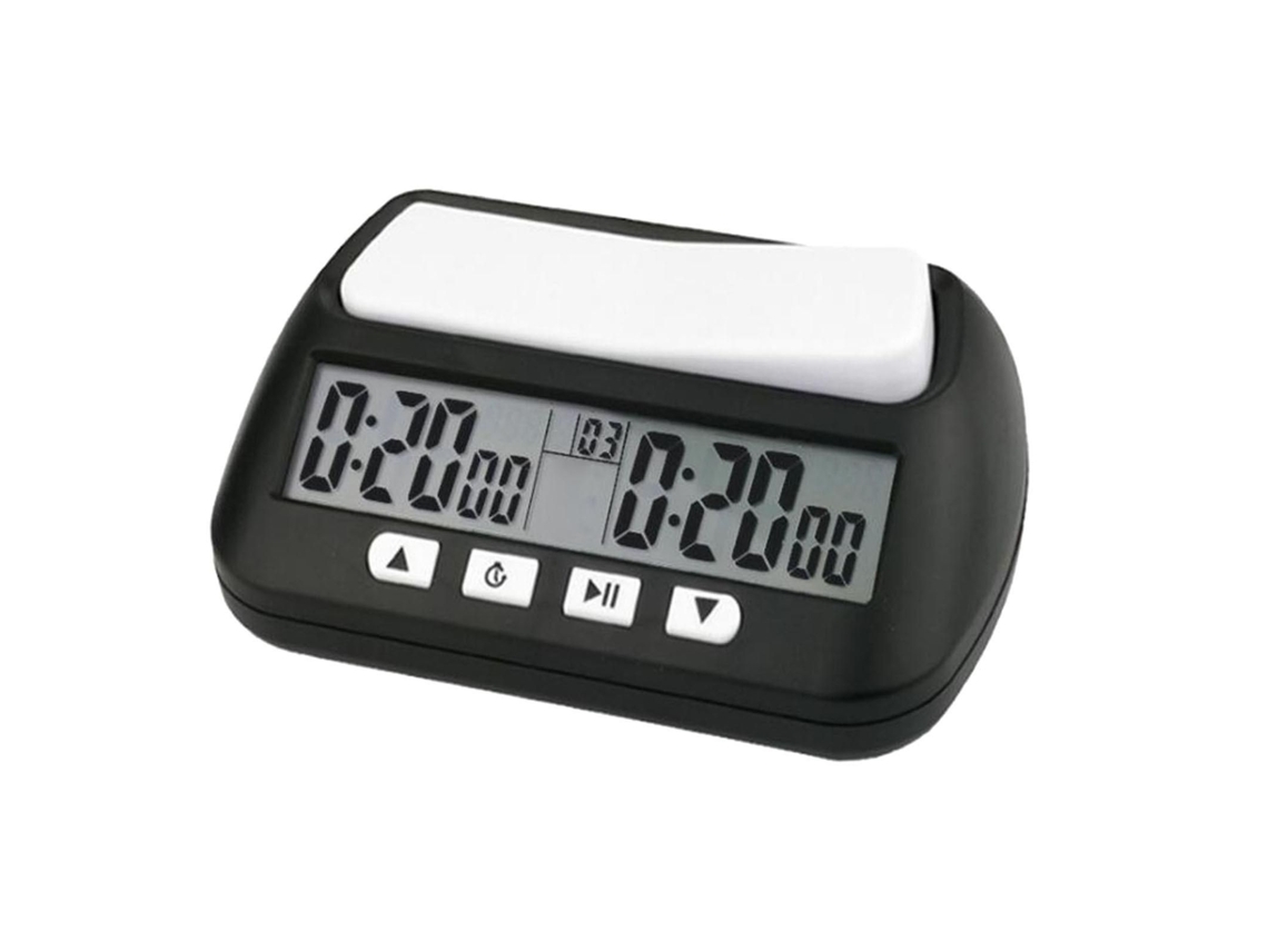Relógio de Xadrez Digital Básico com Cronômetro para Partidas.