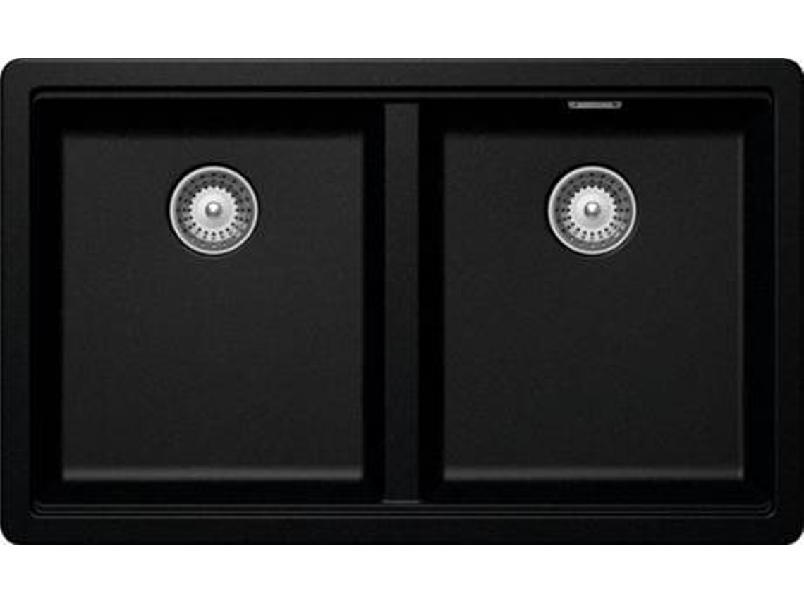 Lava Loiça SCHOCK 2 Cubas Preto