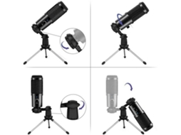 Microfone  Mpset3-p Preto*