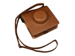 Bolsa Para Câmera C4r Para Fujifilm Instax Wide Evo Portátil De Couro Pu E3m, Capa Protetora Com Alça De Ombro Wellngs Brilvibera