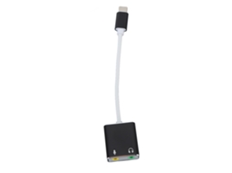 Urbannova-adaptador De Microfone Usb C Cartão De Som 7.1 Com Material Alumínio Plástico