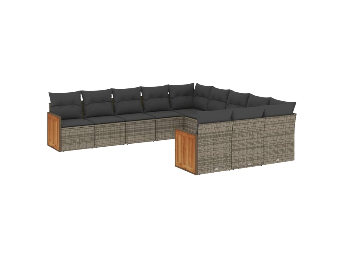 Garden Sofa Set, Garden Sofa Sets Vidaxl Cinzeto Rattan / Vime (n/a)
