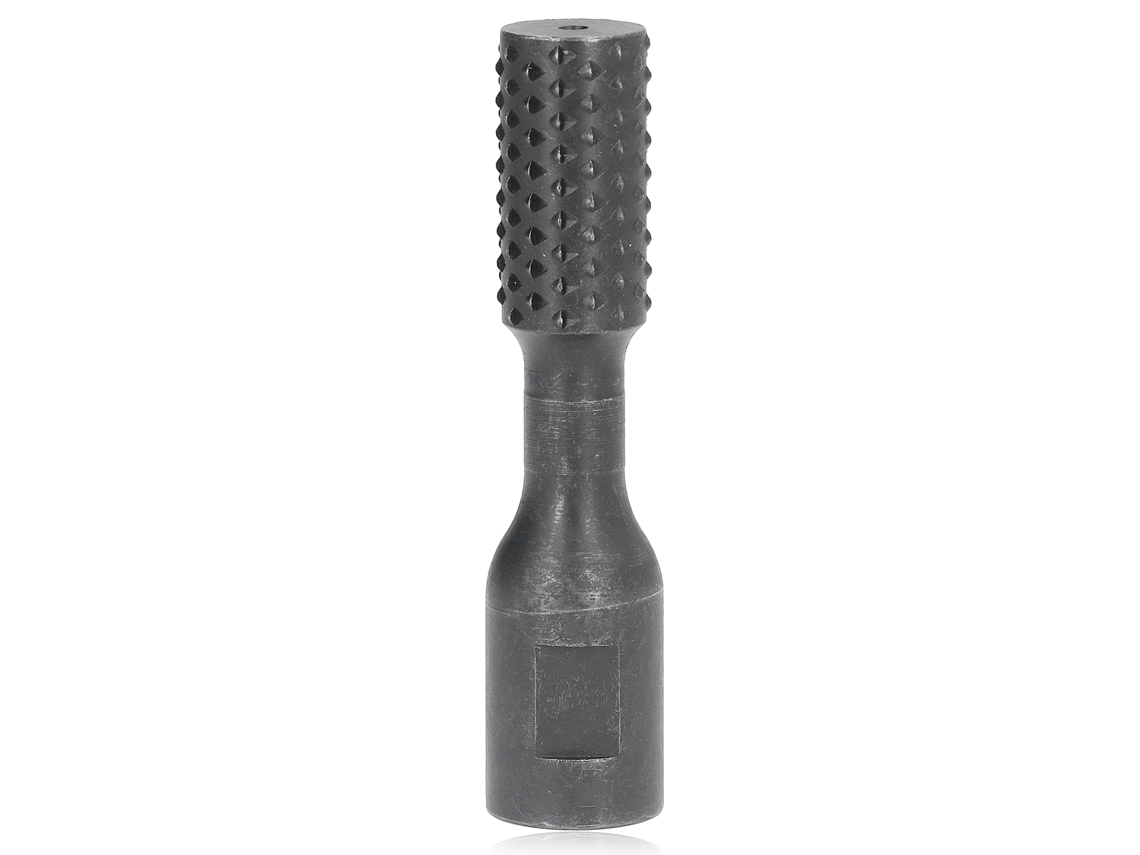 Cabeça De Esmeril Cilíndrica Burr Rotativa De Aço De Alto Carbono Com Dentes Grossos Para Esmeril Angular, Diâmetro 115/125mm, 20mm