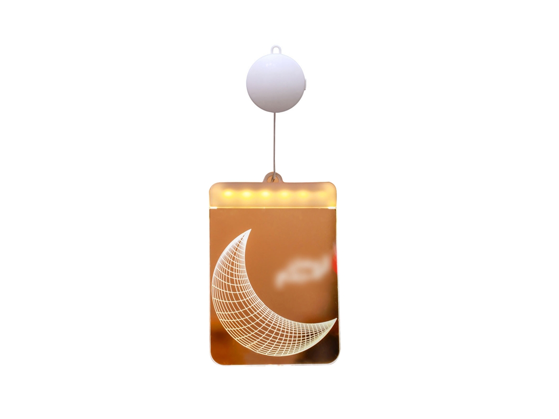 Castílo fio suspenso LED, luz decorativa, branco quente, 16cm, Ramadan, LAXISCREED