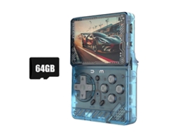 Mini Console GOKOCO de 64 Gb com 10.000 Jogos para Ps1 e Psp