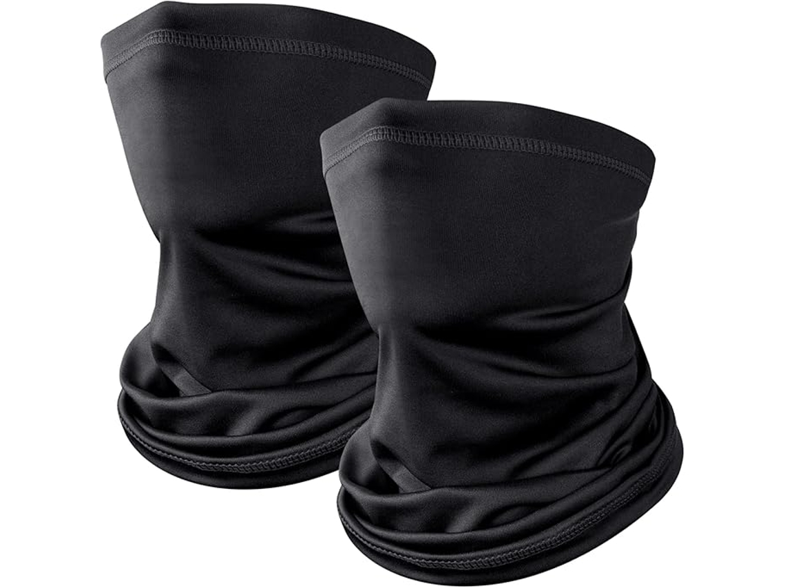 Lenços ZYBLSSBB Pretos, Multifuncionais, à Prova de Vento, Sol, para Cabeça, Inverno