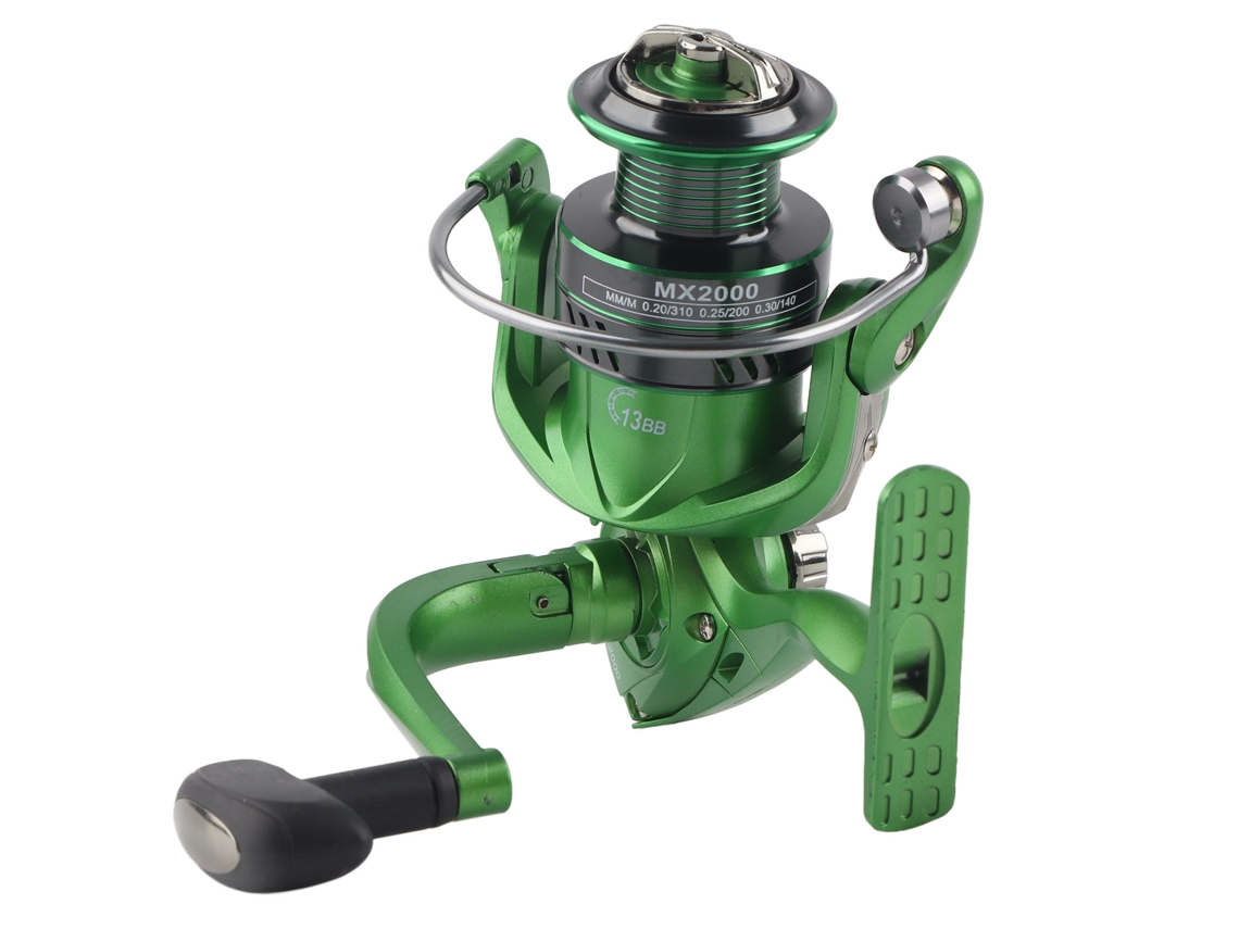 Carretel de Pesca AQUAFORGE MX com corpo metálico, relação 5.2:1