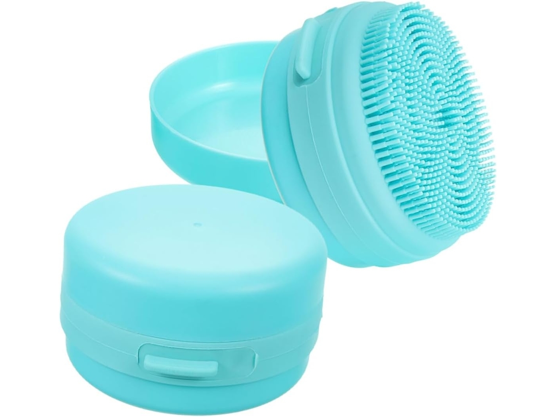 Lurelia Conjunto De 2 Escovas De Banho Para Bebé, Silicone Macio, Com Argola E Massagem Suave, Uso Diário Essencial