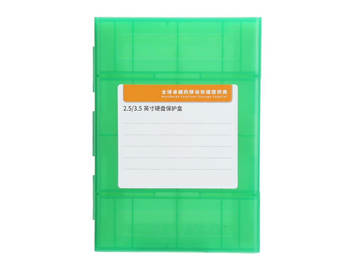 Caixa De Proteção Para Case De Hd Maiwo, Protetora Contra Poeira, Portátil Para Disco Rígido De 2,5/3,5 Polegadas Kb03green