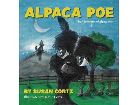 Livro Alpaca Poe de Susan Cortz (Inglês)