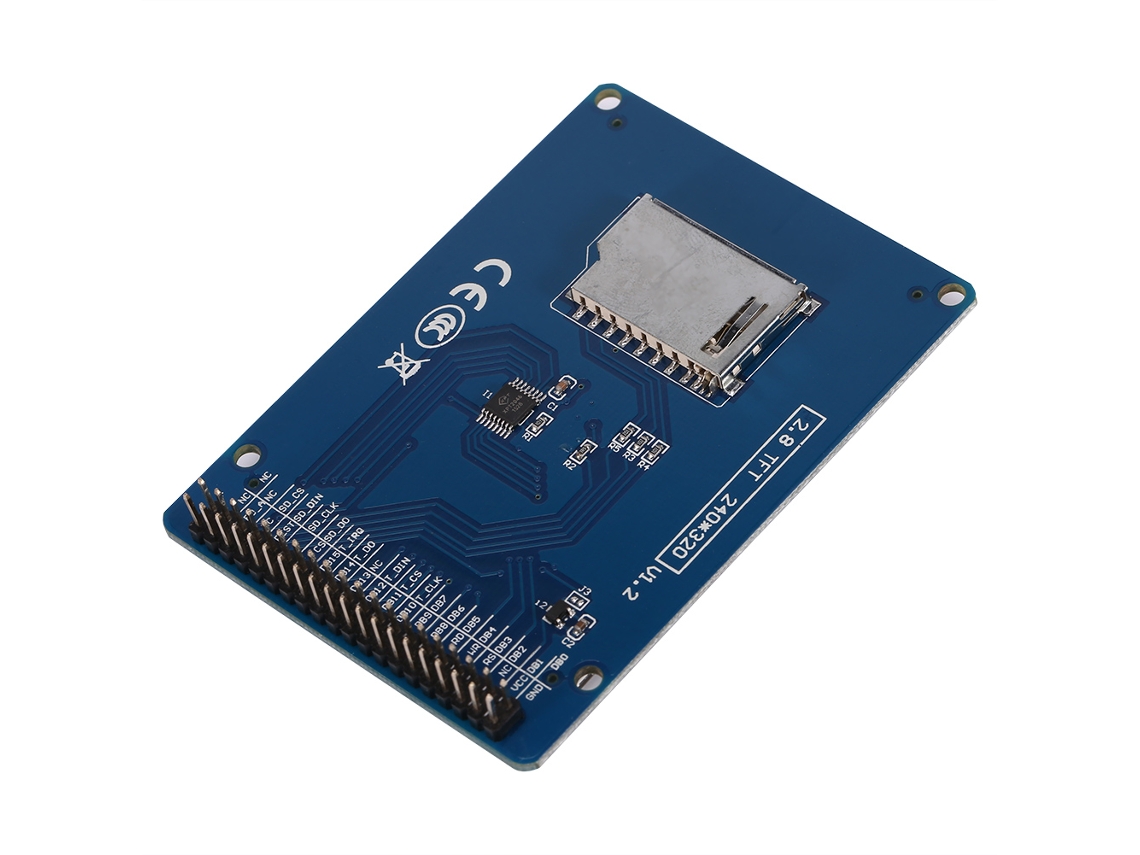 Módulo De Display Lcd Tft De 2.8 Polegadas 240x320 Com Painel Táctil, Soquete Sd E Ili9341