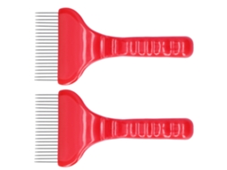 Garfo de Descapar de Aço Inoxidável com Cabo Plástico 2pcs S/MARCA