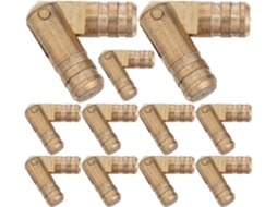 Cabilock 20 Mini Dobradiças De Latão, Dobradiças Ocultas À Prova D Água Para Caixa De Joias, Porta De Armário, Pequenas