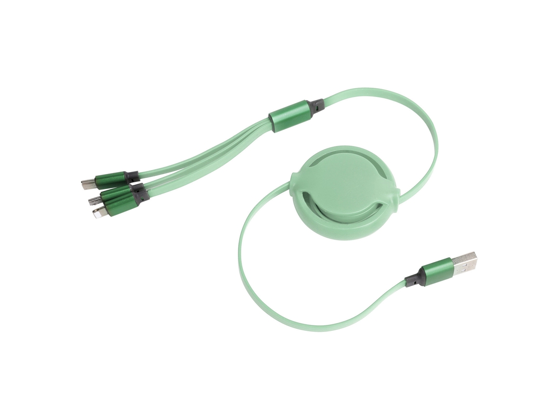 Cabo Usb Retrátil 3 em 1 LAXISCREED