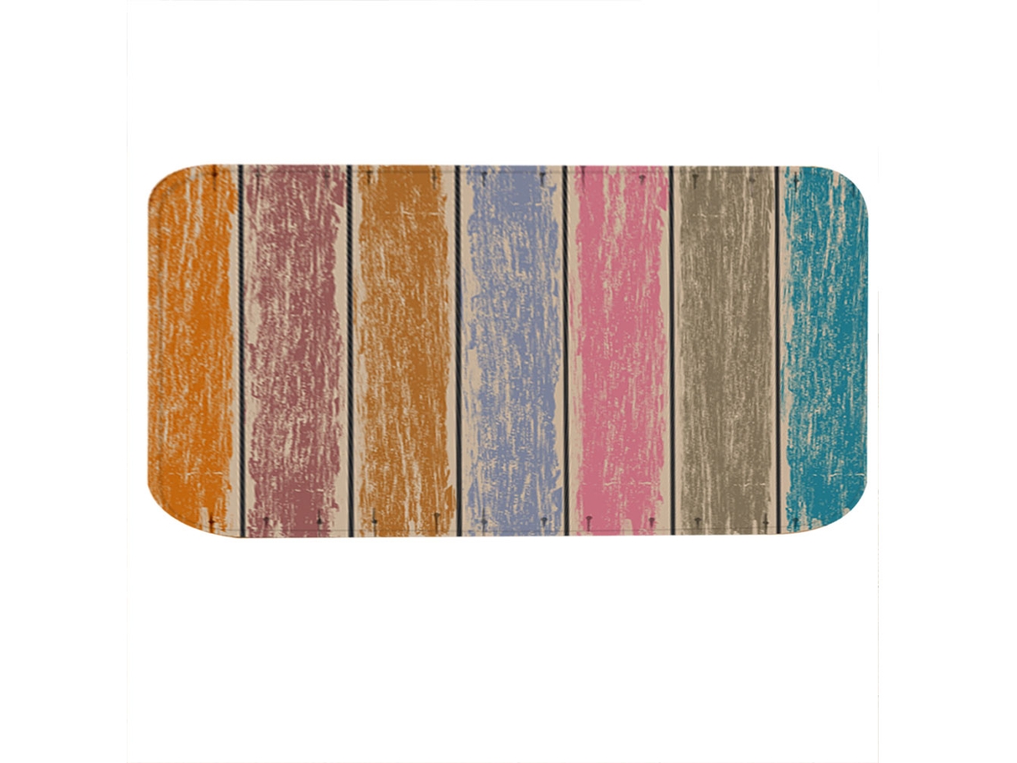 Tapete Antiderrapante 40x120cm Flanela Absorvente para Cozinha Banheiro Office Casa