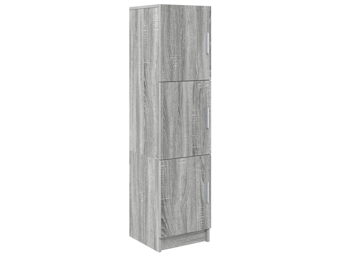 Conjunto 1 Móveis Highboard Vidaxl Cinzento Derivados De Madeira (31.5 X 32 X 122.5 Cm)