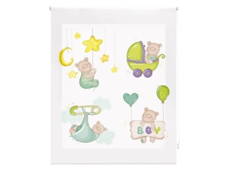 Estore de Rolo HAPPYSTOR Impressão Digital Infantil HSCI51200 165x180 cm