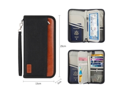 Carteira De Viagem Organizador De Identificação Com Proteção Rfid, Porta-passaportes Para Casa Bolsa De Identificação Portátil E Leve SUNNY SPACES