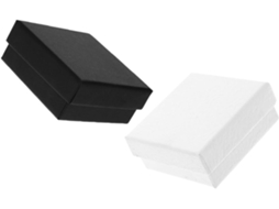 Caixa Joias 2 Peças Almofada Espuma Preta Anéis Pulseiras Colares Brincos Armazenamento Portátil Pingentes GOKOCO