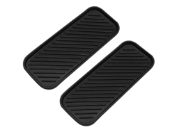 Portavasos De Silicona Antideslizante Para Fregadero Negro Con Diseño Multifuncional Y Secado Rápido