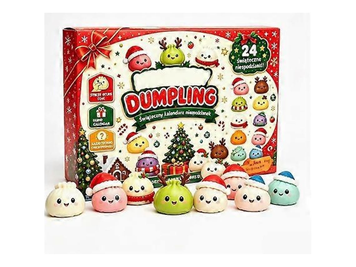 Calendário Do Advento Com 24 Mini Squishies Natalícios