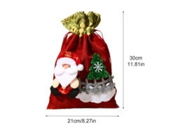Laxiscreed Pack De 4 Decorações De Natal Com Pai Natal, Boneco De Neve E Doces Para Casa