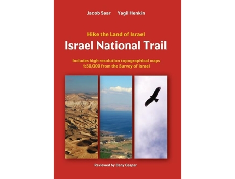Livro Israel National Trail de Jacob Saar (Inglês)