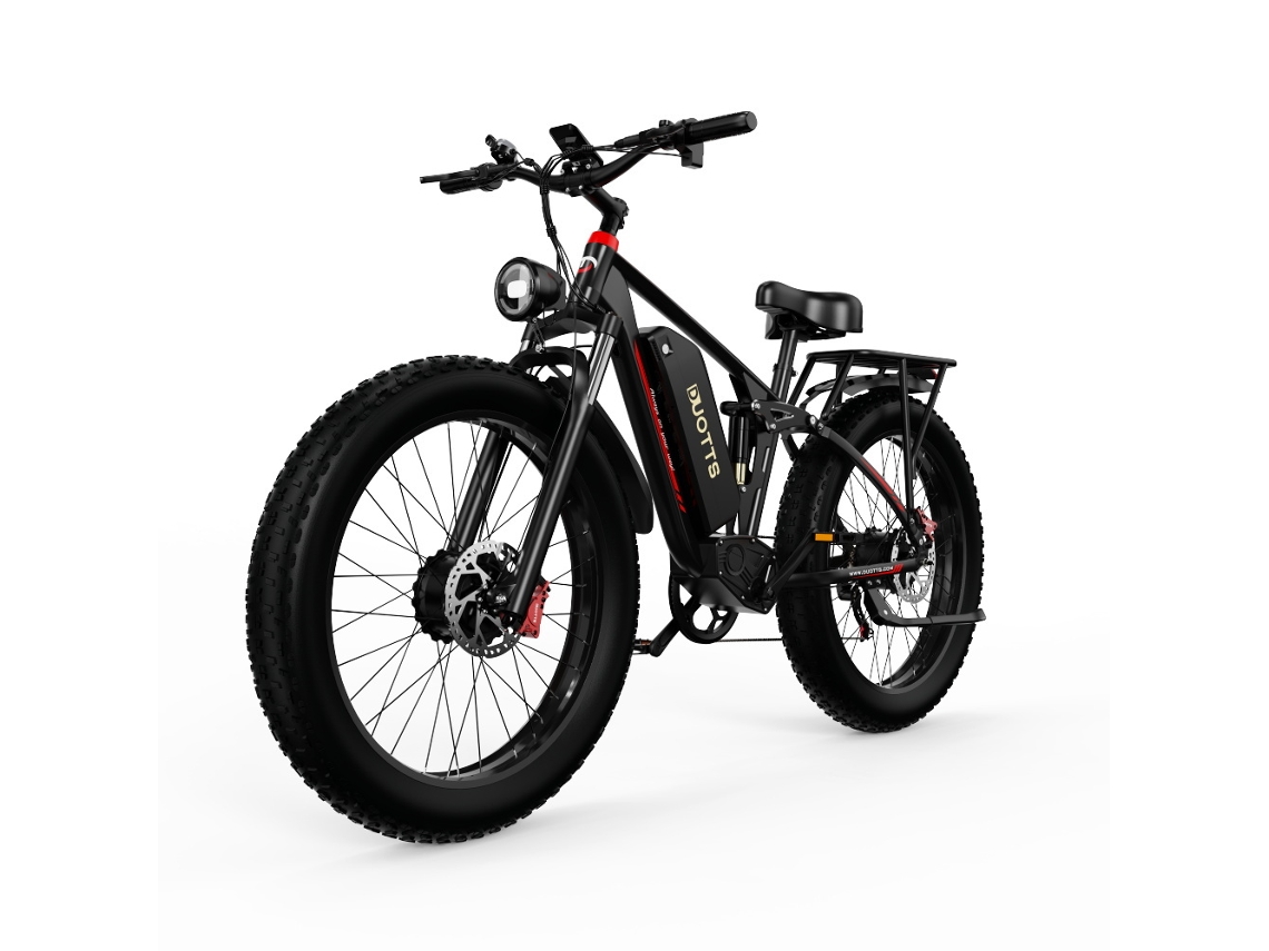 Bicicleta Elétrica DUOTTS S26, Pneus 26*4.0 Polegadas, Bateria Samsung 48v 20ah