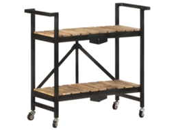 Kitchen Trolley, Kitchen Trolleys Vidaxl Marrom Madeira (n/a)