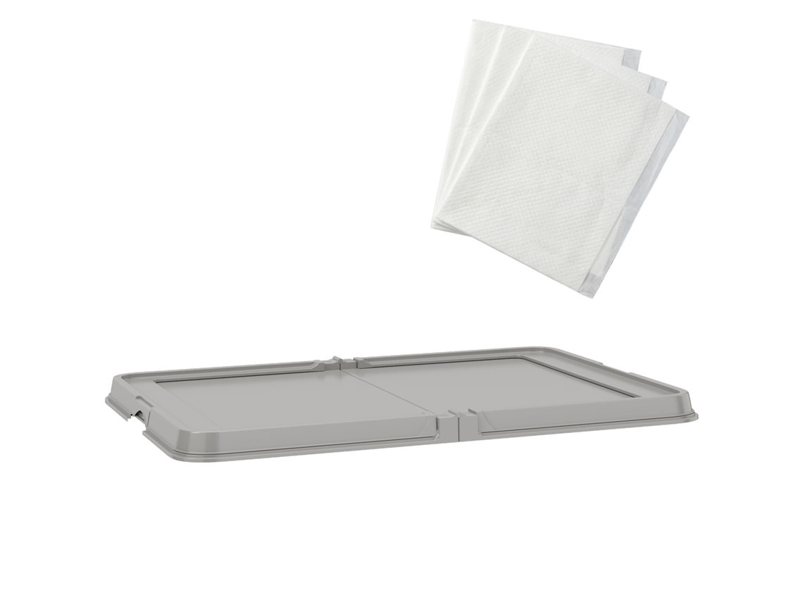 Lixadeira De Vaso Sanitário Dobrável, 86x62 Cm, Com 3 Pés Antiderrapantes, Cinza.