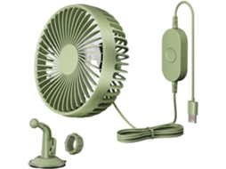 Ventilador Usb Para Carro, Silencioso E Potente