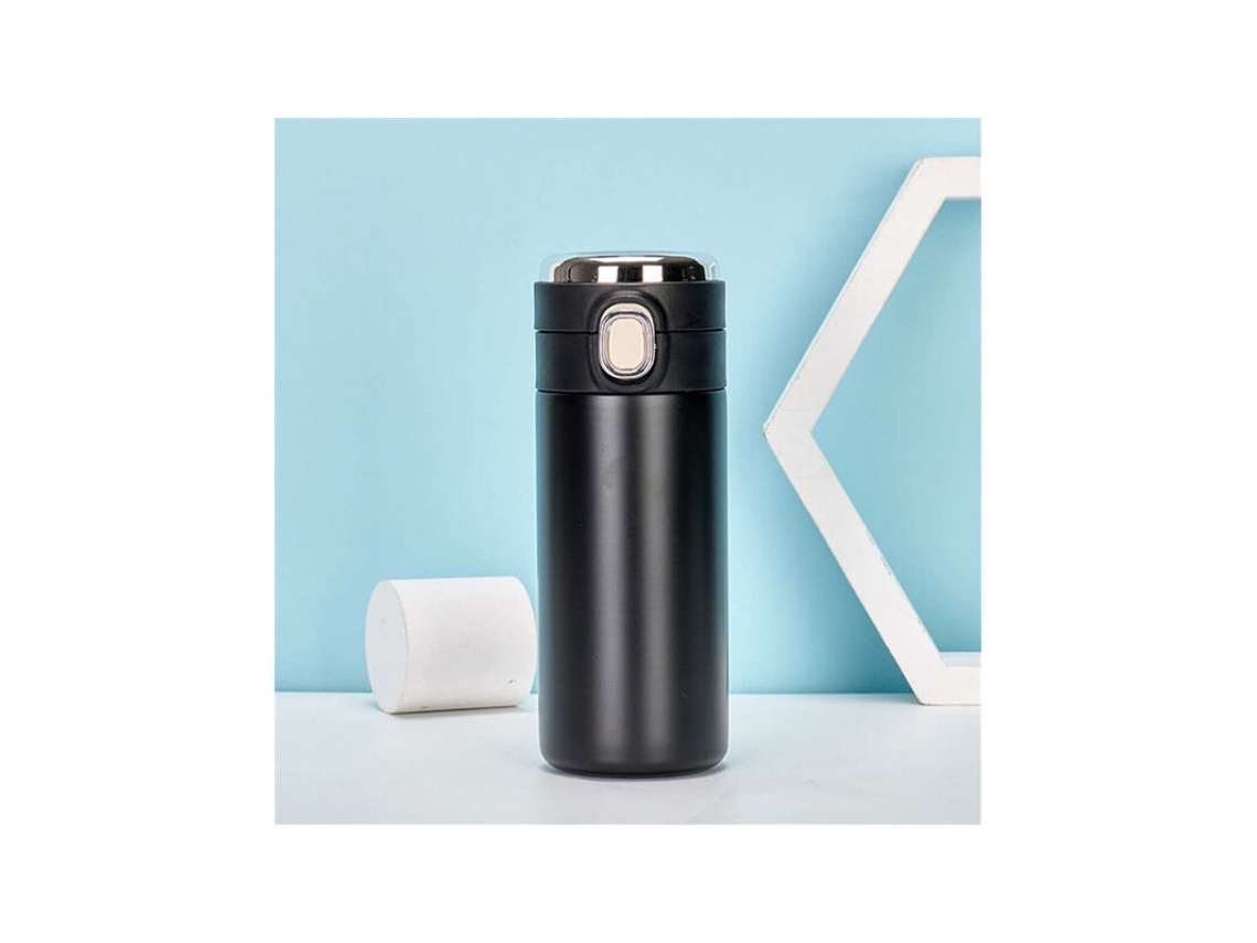 Copo De Água Quente Inteligente De Aço Inoxidável Com Visor De Temperatura Para Viagem Ao Ar Livre Brilvibera