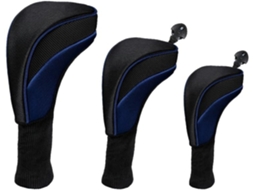 Capacete para Tacos de Golfe, Compatível com Madeiras de Fairway e Híbridos Pilot, Conjunto de 3 Peças com Pro