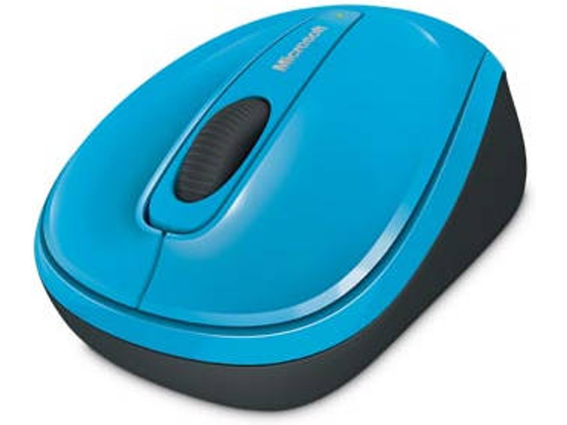 Rato MICROSOFT Mobile 3500 (Wireless - Produtiva - Azul)
