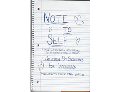Livro Note to Self de Eirian Naomi Omid Elise Thornback Gee Gador (Inglês)