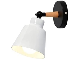 Lâmpada De Parede Nórdica Macaron E27 Interruptor Plug-in Regulável Para Quarto Sala De Estar (exclui Lâmpada)