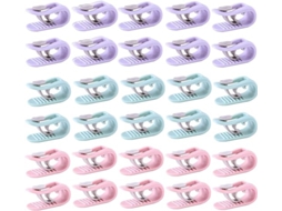 Kit Com 30 Prendedores De Colcha, Prendedores Para Roupa De Cama, Prendedores Antiderrapantes Para Evitar Que A Colcha Se Prenda Ou Se Mova. Aquaforge