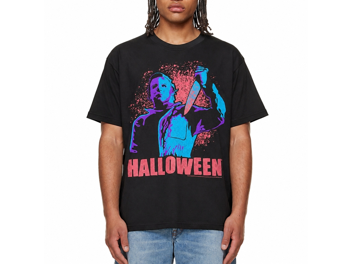 Rockinstone Halloween Movie 3c Halloween Black Adult T-shirt Size:xxl