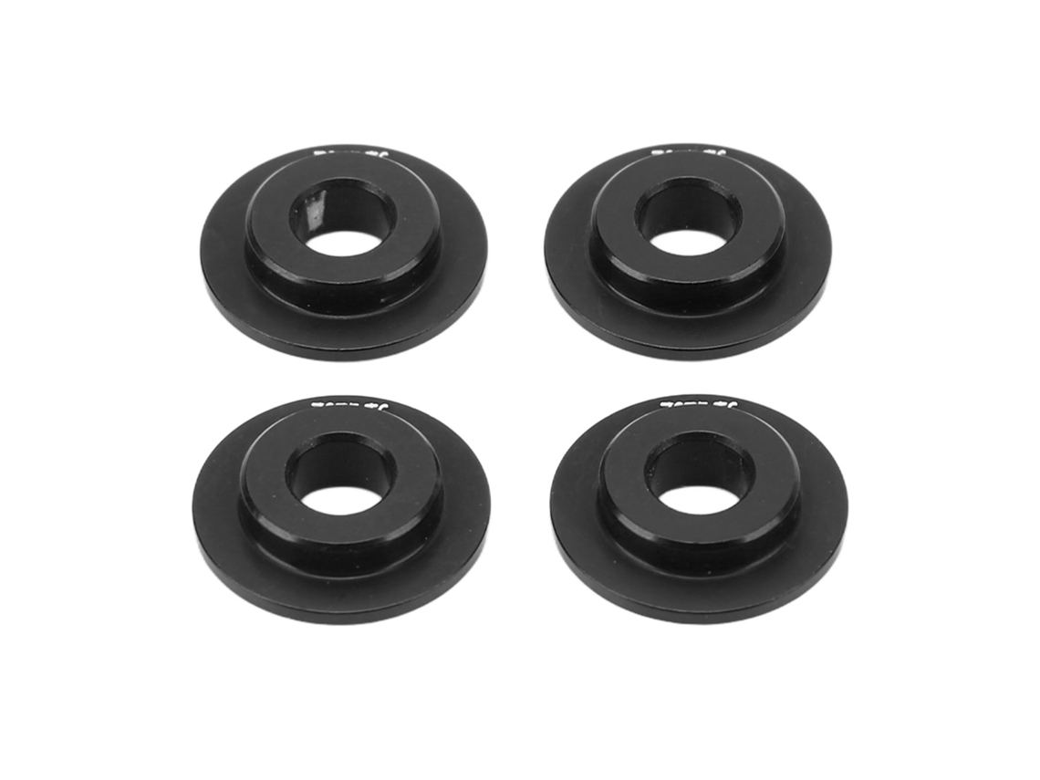 Mali 4 Adaptadores de Aro de Roda Alumínio para Carro Rc Traxxas Udr 1/7 Gaxeta Durável Preto