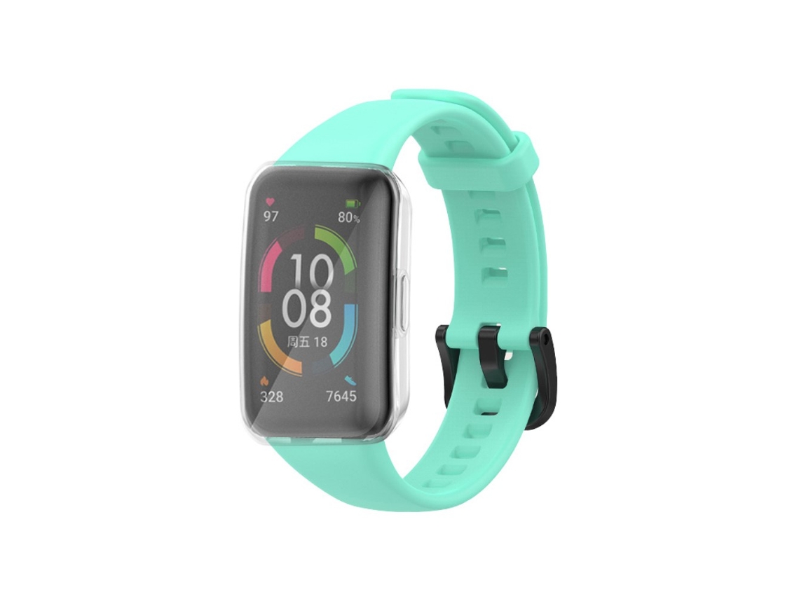 Bracelete Silicone para Huawei Band 6 Verde-Azulado