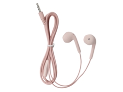 Aetheria fone de Ouvido Fio 3.5mm Hifi Controle por Cabo Universal para Celular (rosa)