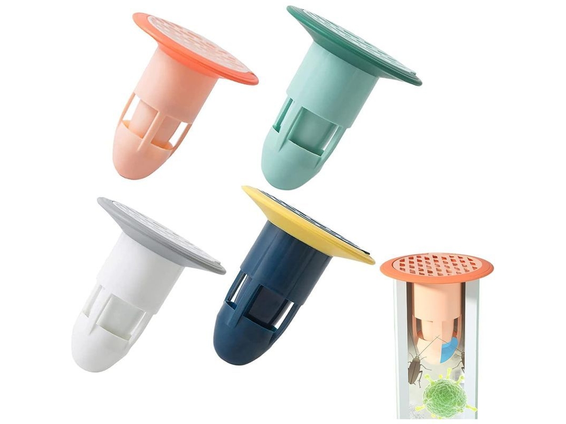 Conectores antiodor para drenagem de ducha, material ABS+TPR, fácil instalação S/MARCA