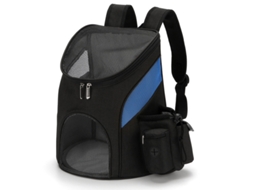 Mochila AQUAFORGE para Animais, Dobrável, Tamanho G, Preta