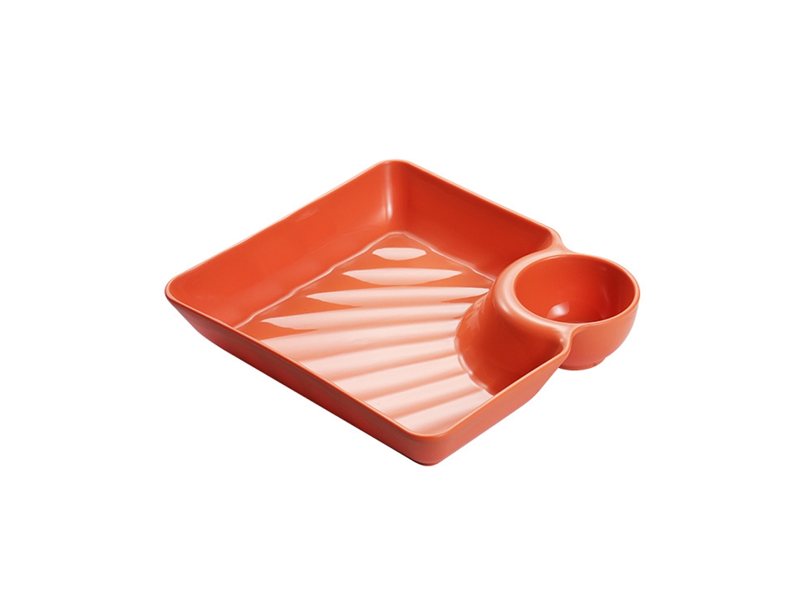 Pratos para Dumplings com Compartimento para Molho NEVEANCE