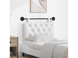Vidaxl Cabeceira Suspensa Com Luz Led Branco Tecido
