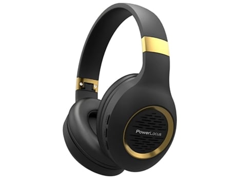 Auscultadores POWERLOCUS Bluetooth Preto