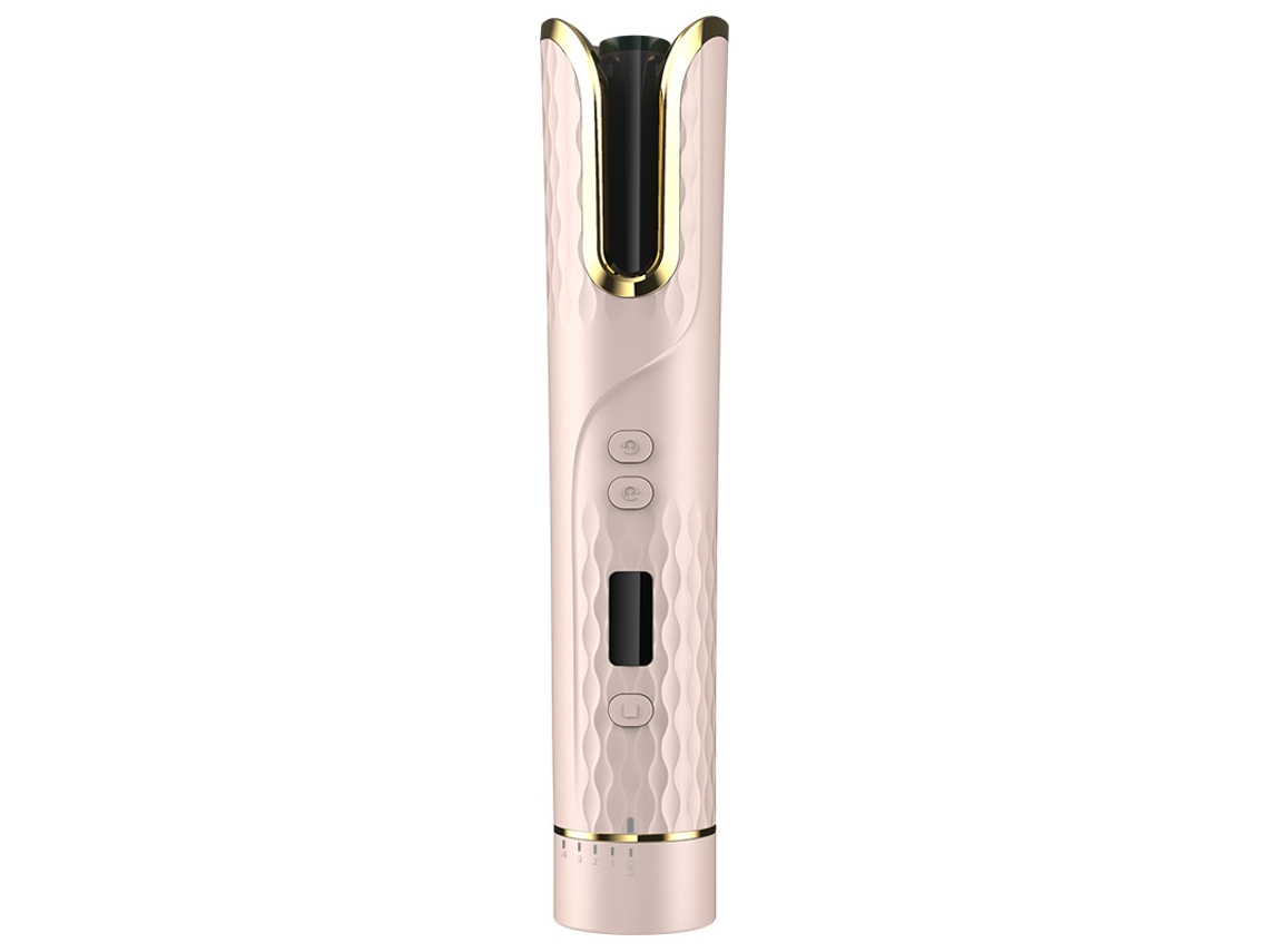 Modelador De Cachos Com Rotação Automática (150-200℃ - Rosa)-aquaforge