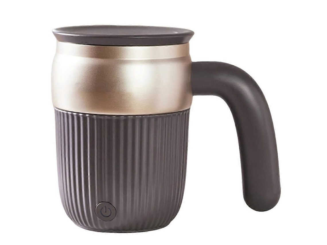 Copo de Café com Misturador Automático, 443 Ml , Recarregável, com Tampa Magnética, Ideal para Café, Leite e Chocolate Quente. TAISHENGDA (15 Onças)